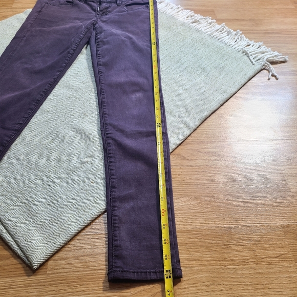 American Eagle Outfitters Women's Super Stretch Sateen Purple Jegging size 4 - Picture 14 of 15